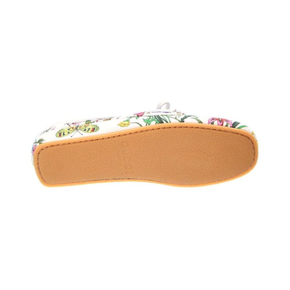 Gucci Gg Logo Canvas Loafer, White - Picture 4 of 5